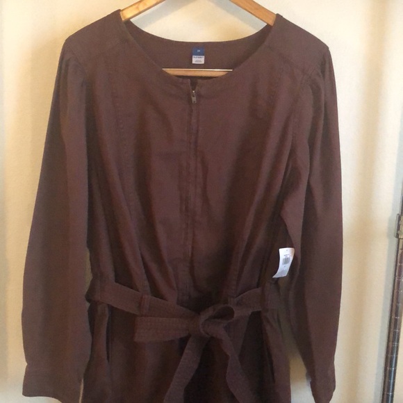 OLD NAVY Brown Utility Jumpsuit. - Picture 3 of 15